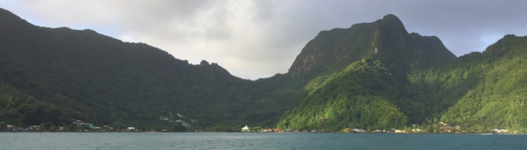 Pago Pago Mountains and Sea